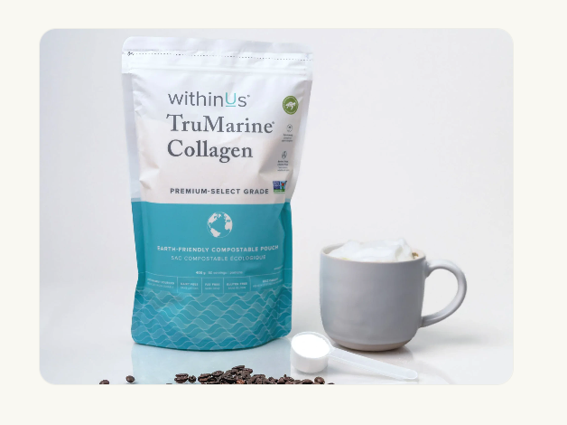 TruMarine® Collagen stirred into a morning coffee